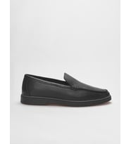 Hakiki Deri Siyah Erkek Loafer
