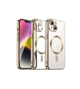 Apple İphone 15 Kılıf Kross Magneticsafe Kapak - Gold