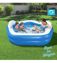 Havuz Beşgen Oturaklı 213 Cm x 206 Cm - Mavi Su Dünyası