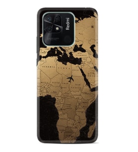Xiaomi Poco X3 Pro M4 Pro X4 Pro C40 10C Kılıf Desenli Silikon Map Planet 1656