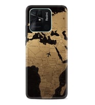 Xiaomi Poco X3 Pro M4 Pro X4 Pro C40 10C Kılıf Desenli Silikon Map Planet 1656