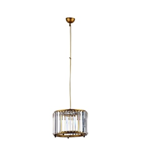 Avize Çarşısı Luce Eskitme Renkli, Taşlı, Tekli Sarkıt Avize, BS.7428-52-30