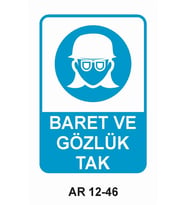 İŞ GÜVENLİĞİ UYARI LEVHASI 1 ADET PVC 21 X 29CM