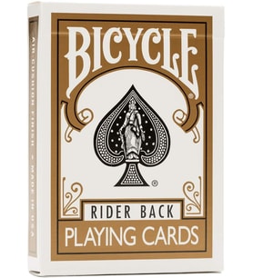 Bicycle Rider Back Gold Oyun İskambil Kartı