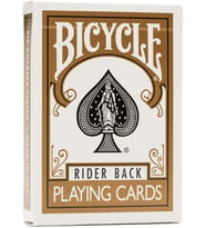 Bicycle Rider Back Gold Oyun İskambil Kartı