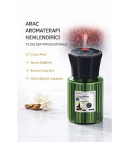 Auhma AF-07 Şarjlı Araç İçi Nemlendirici & Aromaterapi Difüzörü - Yıldız Projeksiyonlu, 120ml