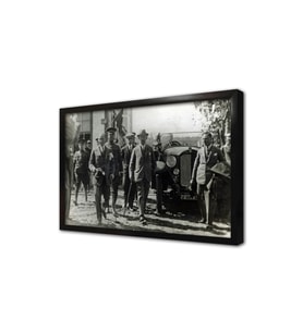 Atatürk ve İsmet İnönü Çerçeveli Mdf Tablo