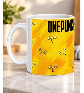 One Punch Man Kupa Bardak Saitama Anime Temalı Anime Severlere Hediye 330 ml Porselen