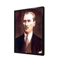 Atatürk Çerçeveli Mdf Tablo