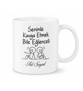 Kavga Ederken Bile Gülme Krizi Gelen Çiftlere Esprili Kupa Bardak Hediye