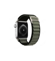 Apple Watch 42mm Mountain Kordon - Siyah-yeşil