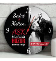 Yeni Evli Çiftlere Özel Duvar Saati