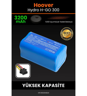 Hoover H-GO 300 Hydro 3200mAh Robot Süpürge Bataryası - Sertifikalı Güvenlik, Gerçek Kapasite