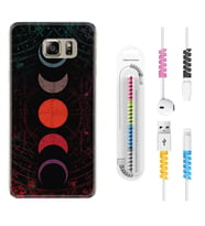 Samsung S7 Edge S20 Fe Plus Ultra S21 S22 Kılıf Kablo Koruma Spiral Silikon Epiclys 1645