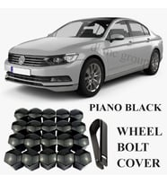 PASSAT B8 SEDAN 2015-2018 MODEL ARASI UYUMLU 20 ADET ŞİFRESİZ-1Z PİYANO SİYAH BİJON KAPAĞI TAKIM