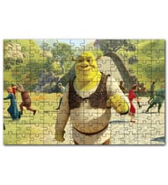 Cakapuzzle Shrek, Sonsuza Kadar Shre Puzzle Yapboz MDF (Ahşap) (120 Parça)