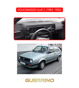VOLKSWAGEN Golf 2(1983-1992)TORPİDO KORUMA HALISI KIRMIZI KENAR