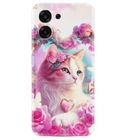 Oppo A6 Pro Kılıf Boutique Baskılı Resimli Güzel Kedi Pcode -037