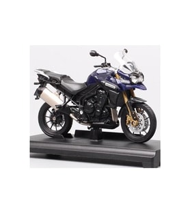 Welly Triump Tiger Explorer 1:18 Diecast Motosiklet Model – Lisanslı Metal Maket Oyuncak