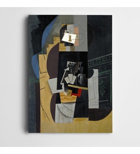 Pablo Picasso Şekiller Detaylar Kanvas Tablo