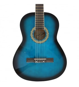 Almira Mg917-bls Klasik Gitar - Blue Sunburst (başlangıç - 4/4 Boy)  Mavi Sunburst Kaplama, Akçaağaç Klavye Hissi, Öğrenci Dostu Sap Profili  Uyum: 4/4 (tam Boy) Standart