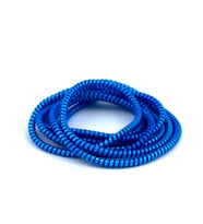 SPELT Şarj Aleti Kablosu Kablo Kordon Koruyucu Spiral Sarma Kılıf Koruma Laser Blue 160cm