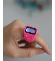 Mini Işıklı Zikirmatik Pembe