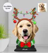 Kişiye Özel Sevimli Dostlarımız Köpek Ahşap Eco Biblo -6