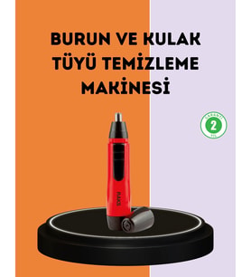 Kulak Burun Tüy Temizleme Makinesi Raks Leo Pilli Kuru Kullanım