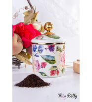 Emaye Orta Boy Kavanoz 12 Cm Rose Deluxe