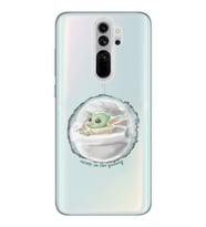 Redmi Note 8 Pro Uyumlu Yoda Tasarımlı Şeffaf Telefon Kılıfı