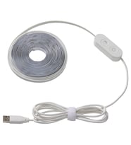 LED'li aydınlatma şeridi, Işık rengi: Ayarlanabilir renkli ve beyaz, 3 m, USB'li