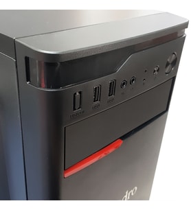 QUADRO SOLID DHA- 44825 I5-4460 8GB 256GB SSD O/B VGA DVD/RW FREEDOS PC