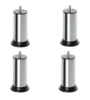 Yatak Baza Karyola Ayağı Metal Civatalı Metrik Diş 8mm (4 Adet) 10 CM (Gümüş)