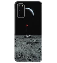 Samsung A02S A03S A10 A12 A13 A21S A22 Kılıf Desenli Silikon Astronoot Red Baloon 1608