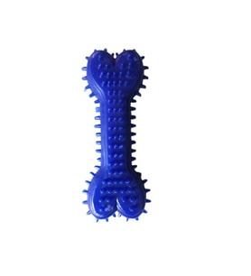 PLASTİK DİKENLİ KAVAL KEMİK 15 Cm Mavi (Mavi)