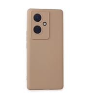 Vivo V29 Lite Kılıf Nano İçi Kadife Silikon - Pudra