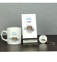 İnşaat Mühendisi Üçlü Set (Kupa + Telefon Standı + Anahtarlık) 004