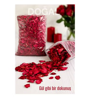 Doğal Kurutulmuş Gül Yaprakları - Dekoratif, Aromatik ve Romantik Kullanım İçin 70g Paket
