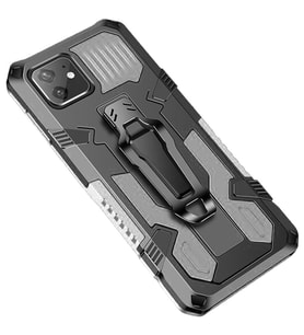 Apple Iphone 12 Mini 5,4 inç Zırh Tank Kılıf Yüksek Koruma (Gri)