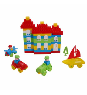POLESİE 95138 / YAPI SETİ İNŞAATÇI (177 PARÇA) (PAKETTE) (Çok Renkli)