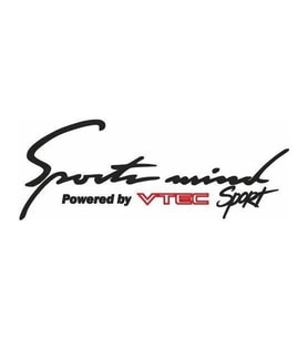 Vtec Sports Mind Oto Sticker 30 cm x 11 cm yazı 550