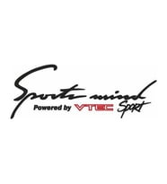 Vtec Sports Mind Oto Sticker 30 cm x 11 cm yazı 550