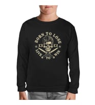 Kurukafa - Live Siyah Çocuk Sweatshirt