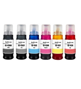 Canon Uyumlu Gı-43 Mürekkep Set / (6 RENK) Pixma G540 / G640