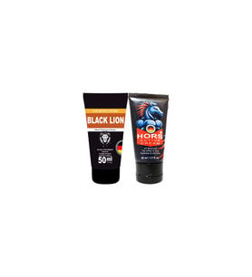 Black Lion Booster 50 Ml + Hors Cream 50 Ml / Erkeklere Özel Katılaştırıcı Seti