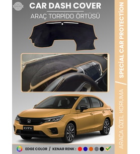 HONDA CITY (2020+) Torpido Örtüsü Ön Panel Göğüs Koruma Tam Uyum UV Koruma Kaymaz