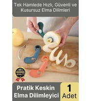 Çok Amaçlı Kullanım Pratik Dayanıklı Plastik Sağlam Kaymaz Keskin Şekilli Elma Dilimleme Aparatı