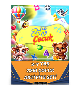 3-7 Yaş Cırt Cırtlı Zeki Çocuk Aktivite Seti (YAZ-SİL)