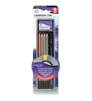 Daler Rowney Charcoal Tin Set 8 Parça Kömür Seti 